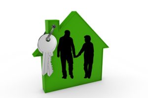 3d house key green